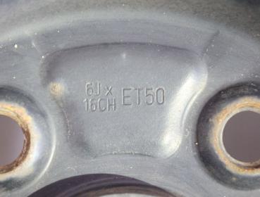 Preview: Felge Stahl vorn rechts 4321080J0009L Suzuki SX4 EY GY
