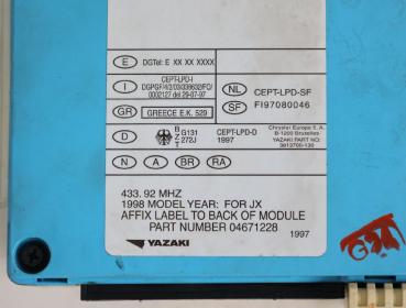 Preview: Sicherungskasten 04671228 Chrysler STRATUS CABRIO JX