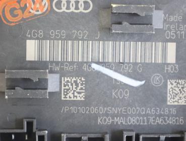 Preview: Steuergerät Karosserie 4G8959792J Audi A6 Avant C7
