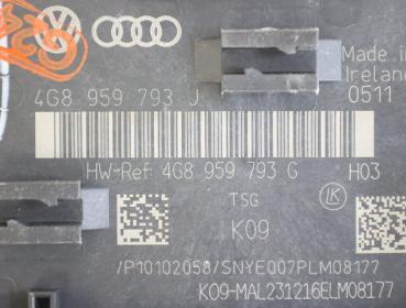 Preview: Steuergerät Karosserie 4G8959793J Audi A6 Avant C7