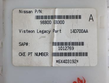 Preview: Steuergerät Karosserie 98800EB300 Nissan PATHFINDER R51