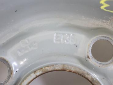 Preview: Felge Stahl hinten rechts 357601025Q VW GOLF 2