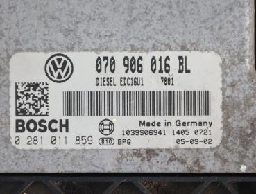 Preview: Steuergerät Motor 070906016BL VW TOUAREG 1 7L