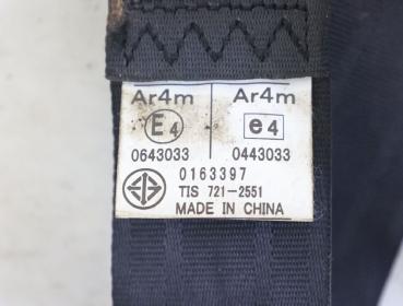 Preview: Sicherheitsgurt hinten rechts TIS7212551 Mazda 3 BM