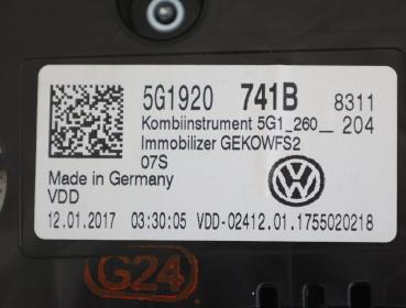 Preview: Kombiinstrument 5G1920741B VW GOLF 7 VARIANT