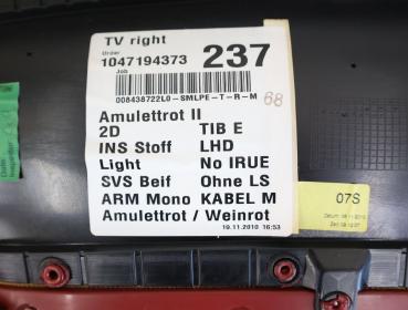 Preview: Türverkleidung innen 8X3868110 Audi A1 8X
