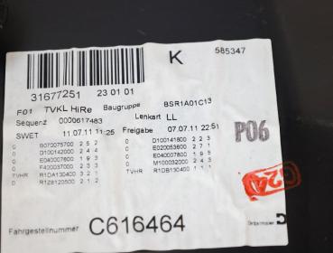 Türverkleidung innen BSR1A01C13 BMW 7er F01