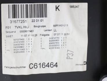 Preview: Türverkleidung innen BSR1A01C13 BMW 7er F01