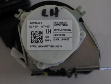Preview: Sicherheitsgurt hinten links 735637444 Jeep RENEGADE BU