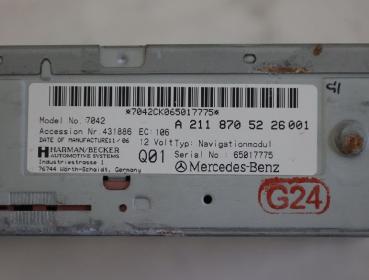 Navigationssystem 2118705226 Mercedes CLS C219