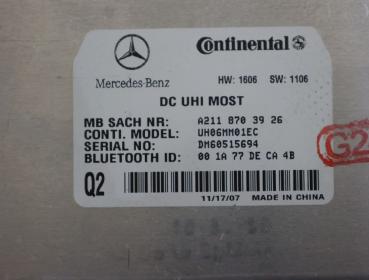 Preview: Steuergerät sonstige 2118703926 Mercedes CLS C219