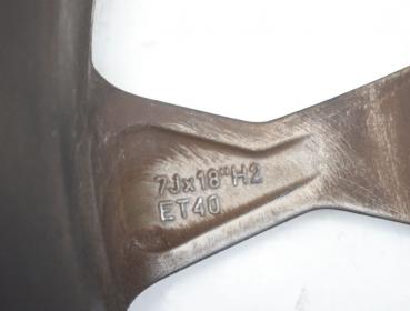 Preview: Felge Alu/Leichtmetall hinten rechts 735625316 Fiat 500 X 334