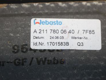 Preview: Schiebedach Glas 2117800640 Mercedes E-KLASSE S211