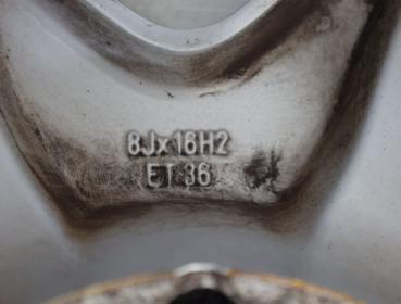 Preview: Felge Alu/Leichtmetall hinten rechts 2114013302 Mercedes E-KLASSE S211