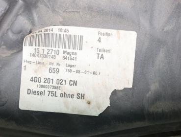 Preview: Kraftstofftank 4G0201060BJ Audi A6 Avant C7
