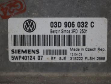 Steuergerät Motor 03D906032C VW POLO 4 9N