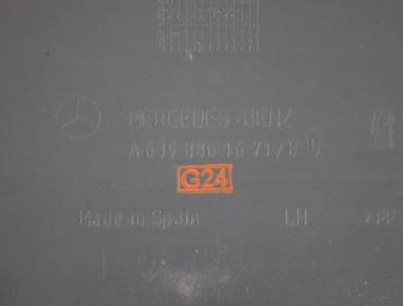 Stoßstangenecke hinten links 6398801671 Mercedes VITO 2 W639