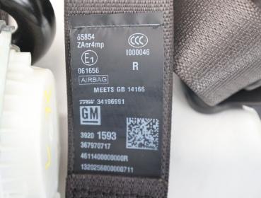 Preview: Sicherheitsgurt vorn rechts 39201593 Opel ASTRA K Sports Tourer