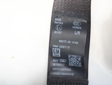 Preview: Sicherheitsgurt hinten links 39201587 Opel ASTRA K Sports Tourer