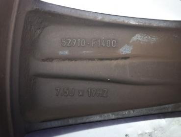 Preview: Felge Alu/Leichtmetall vorn rechts 52910F1400 Kia SPORTAGE 4
