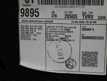 Türverkleidung innen 5G4867024BNG VW GOLF 7 VARIANT
