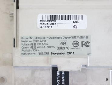 Display 8R0919604 Audi Q5 8R