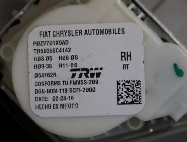 Preview: Sicherheitsgurt hinten rechts P0ZV701X9AD Chrysler GRAND VOYAGER RT