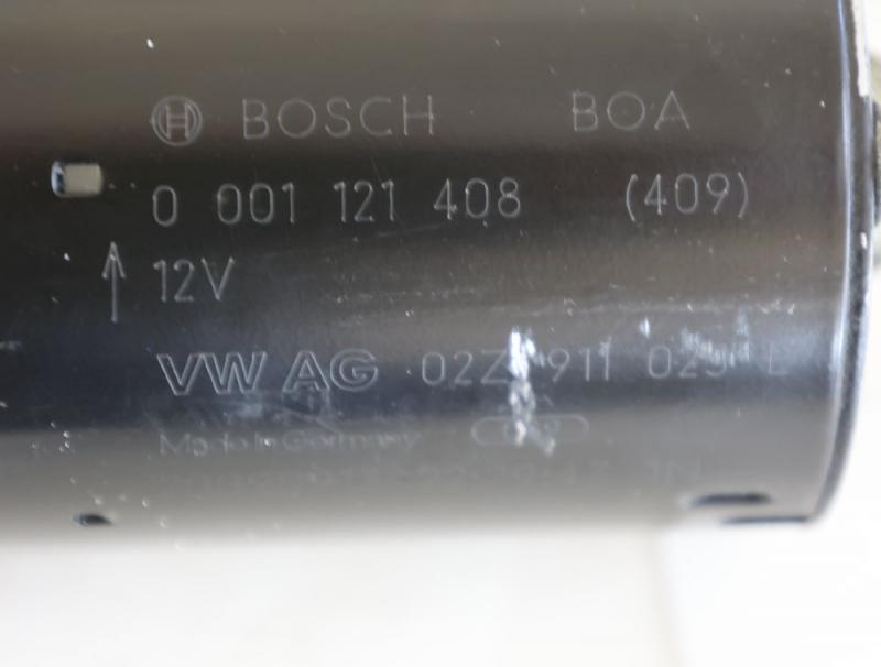 Anlasser 02Z911023E VW SCIROCCO 3