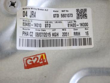 Preview: Fensterheber elektrisch hinten rechts 834801K010 Hyundai ix20 JC