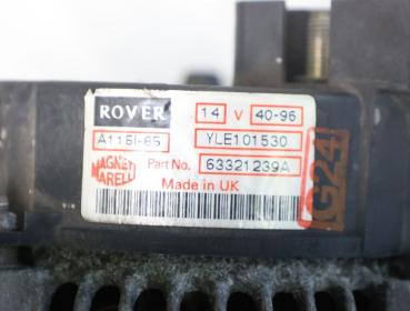 Preview: Lichtmaschine 63321239A Rover MG RD