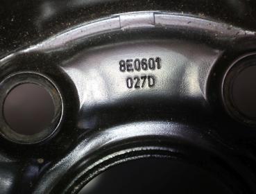 Felge Stahl vorn rechts 8E0601027D Audi A4 B7 EC