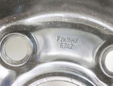 Preview: Felge Stahl vorn links 8E0601027D Audi A4 B7 EC