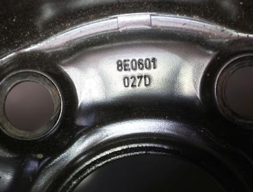Felge Stahl vorn links 8E0601027D Audi A4 B7 EC