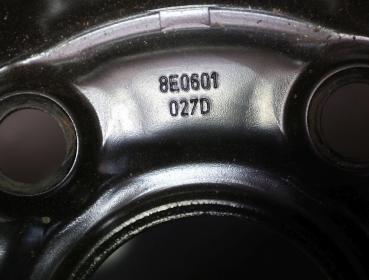 Felge Stahl hinten rechts 8E0601027D Audi A4 B7 EC
