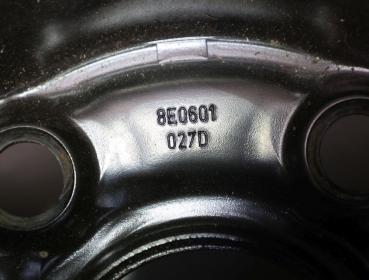 Felge Stahl hinten links 8E0601027D Audi A4 B7 EC