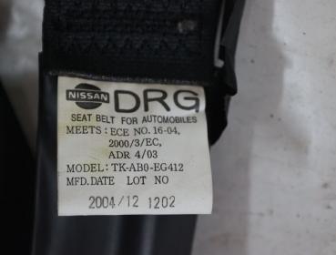 Preview: Sicherheitsgurt hinten rechts 88844CC002 Nissan MURANO 1 Z50