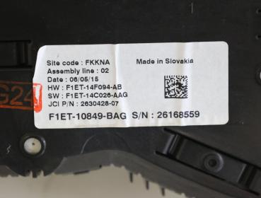 Kombiinstrument F1ET10849BAG Ford FOCUS 3 Turnier