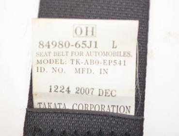 Sicherheitsgurt hinten links 8498065J1 Suzuki GRAND VITARA 2