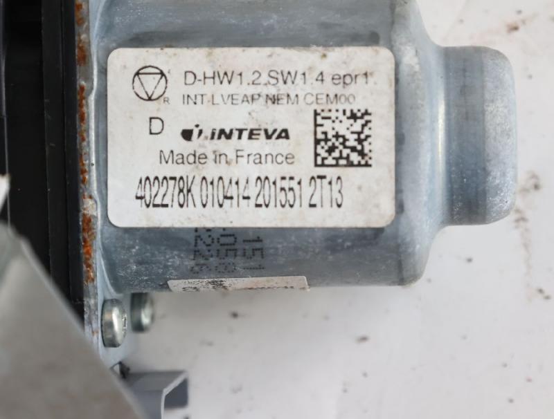 Fensterheber elektrisch hinten rechts 402278K Citroen C4 2 B7