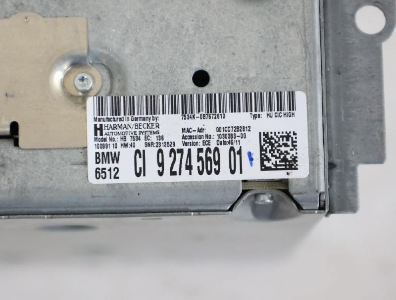 Preview: Navigationssystem 65129274569 BMW 5er Touring F11