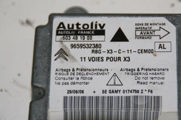 Steuergerät Aufprallsensor 9659532380 Citroen C5 2 RC