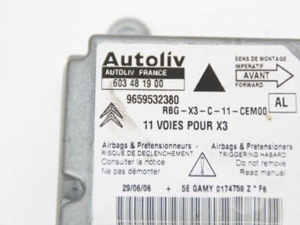 Steuergerät Aufprallsensor 9659532380 Citroen C5 2 RC