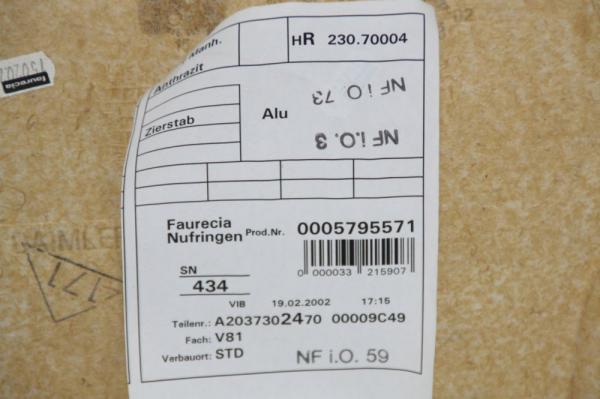 Türverkleidung innen 2037302470 Mercedes C-KLASSE W203