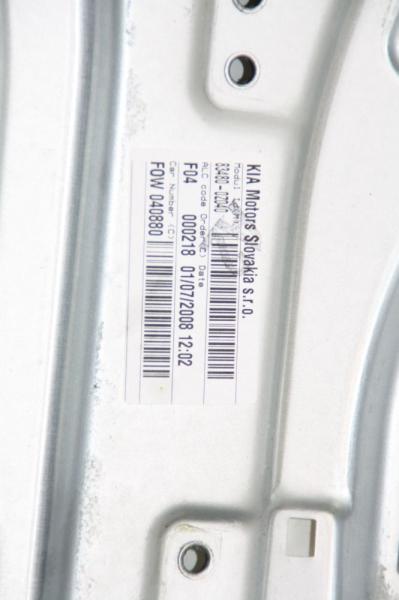 Fensterheber elektrisch hinten rechts 834800Z000 Kia SPORTAGE 2 JE