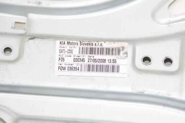 Fensterheber elektrisch hinten links 834700Z050 Kia SPORTAGE 2 JE