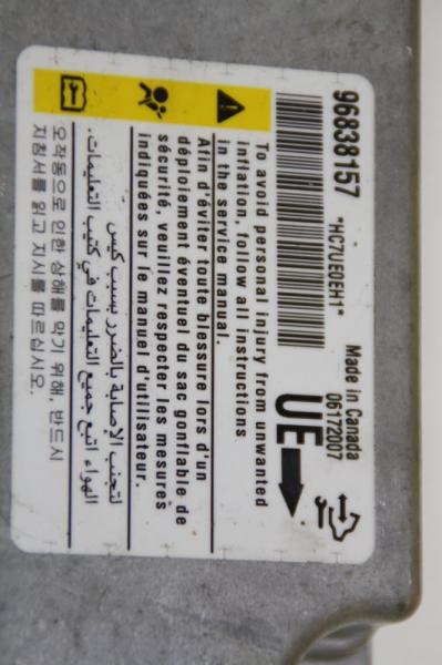 Steuergerät Aufprallsensor 96838157 Chevrolet CAPTIVA