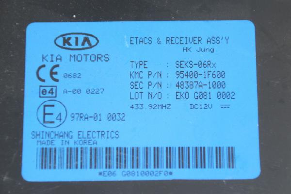 Steuergerät Zentralverriegelung 954001F600 Kia SPORTAGE 2 JE