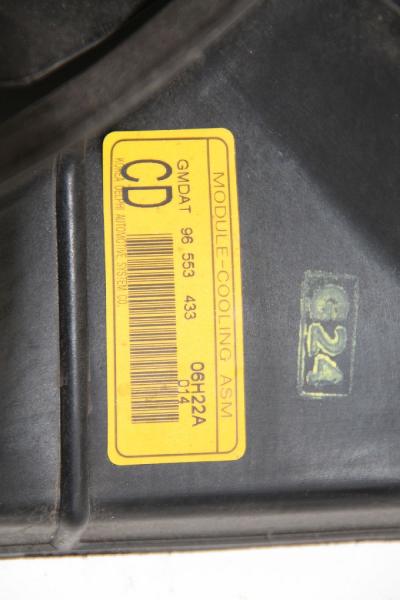 Ventilator (am Kühler) 96553433 Chevrolet REZZO