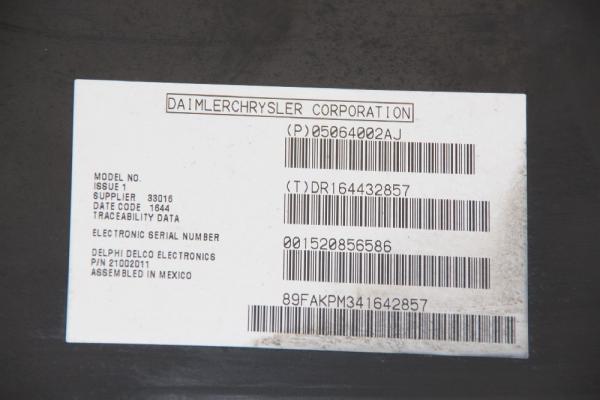 Steuergerät Karosserie 05064002AJ Jeep GRAND CHEROKEE 3 WH WK