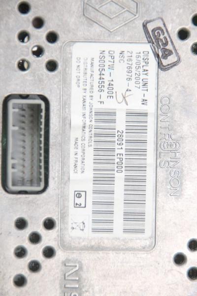 Navigationssystem 28091EP000 Nissan NAVARA D40